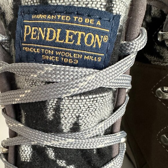 Pendleton Torngat khaki leather insulated hiking trail boots NWT Sz8 - Picture 3 of 10